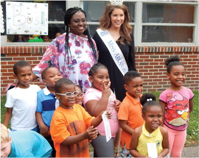 Miss Arkansas visits  West Memphis