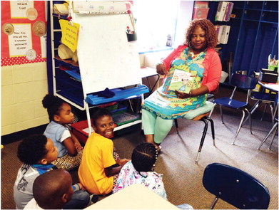 Pride of Ruth/ St. Peter reads to school kids