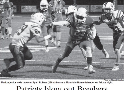 Patriots blow out Bombers