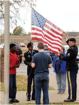 MHS students honor veterans