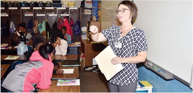 Local professionals visit Faulk Elementary for Career Day