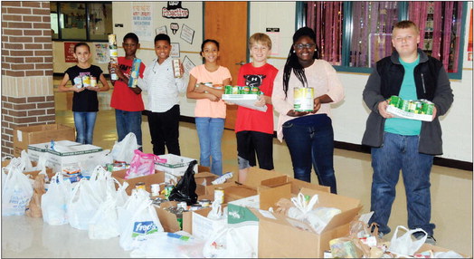 Filling the need — MMS Canned Food Drive