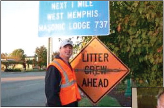 Local  Masons help  beautify  West Memphis