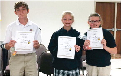 WMCS Spelling Bee Winners