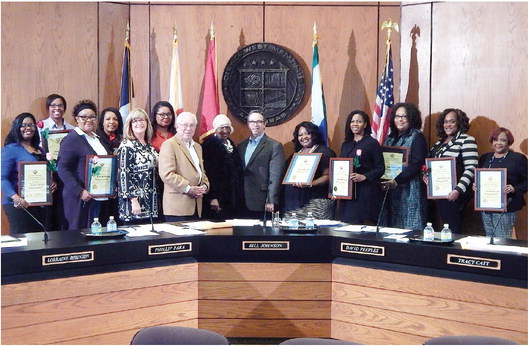 Educators recognized at WM City  Council for Black History Month