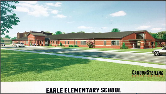 New Earle elementary school construction underway