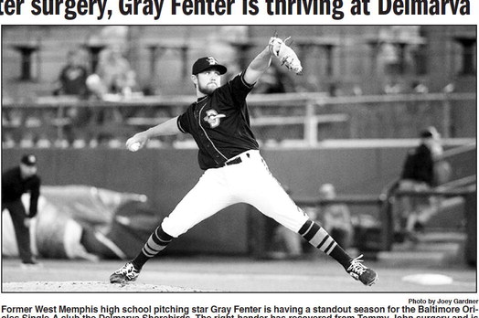 With lessons learned after surgery, Gray Fenter is thriving at Delmarva