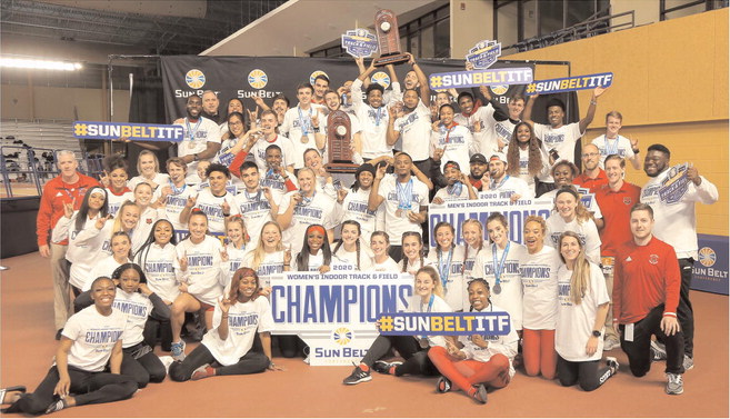 Clean Sweep: A-State Takes Men And Women SBC Indoor Crowns