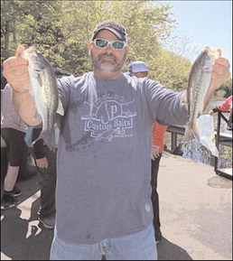 Bass anglers participate in a catch-and-keep tourney
