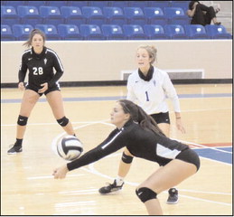 Blue Devils win first-round match in State Volleyball tourney